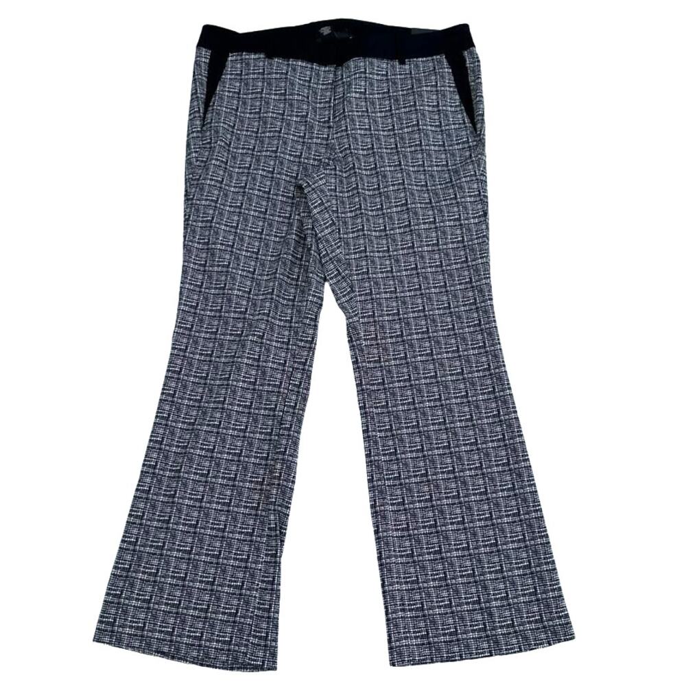 NWT Lane Bryant Black White The Lena Moderately Curvy Fit Boot Cut